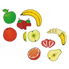 Ξύλινα Ενσφηνώματα 2 Επιπέδων Φρούτα Α